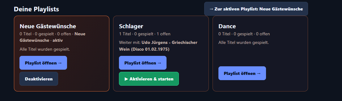 Pagoon Musik-Playlists